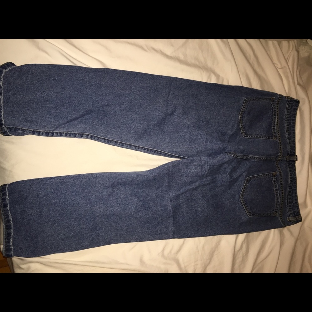 Distressed jeans